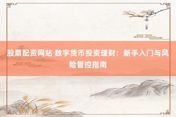 股票配资网站 数字货币投资理财：新手入门与风险管控指南