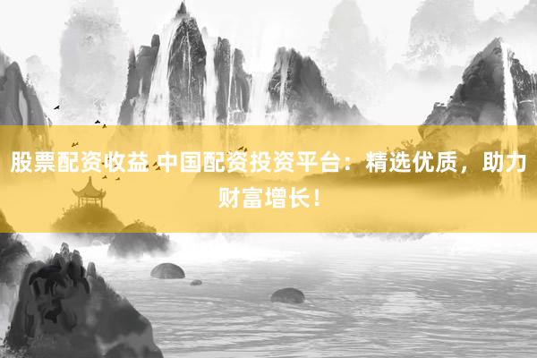 股票配资收益 中国配资投资平台：精选优质，助力财富增长！